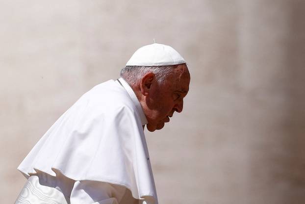 Pope Francis holds the weekly general audience at the Vatican