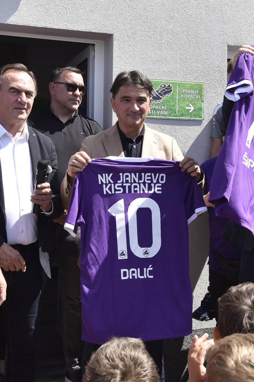 Kistanje: Ministar Ivan Šipić i izbornik Zlatko Dalić posjetili NK Janjevo