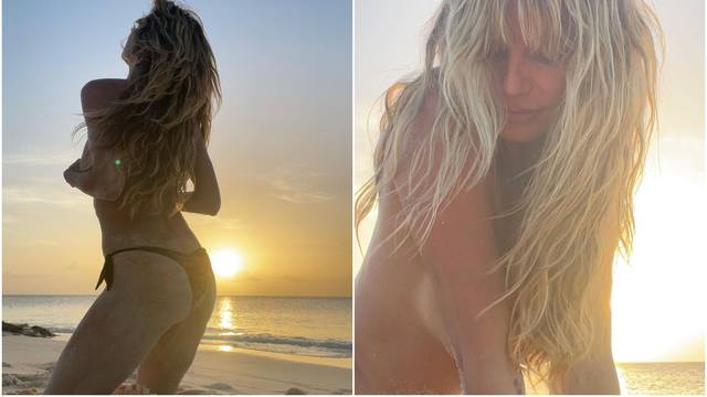 Heidi Klum (48) je fotkama u toplesu zasjenila i zalazak sunca