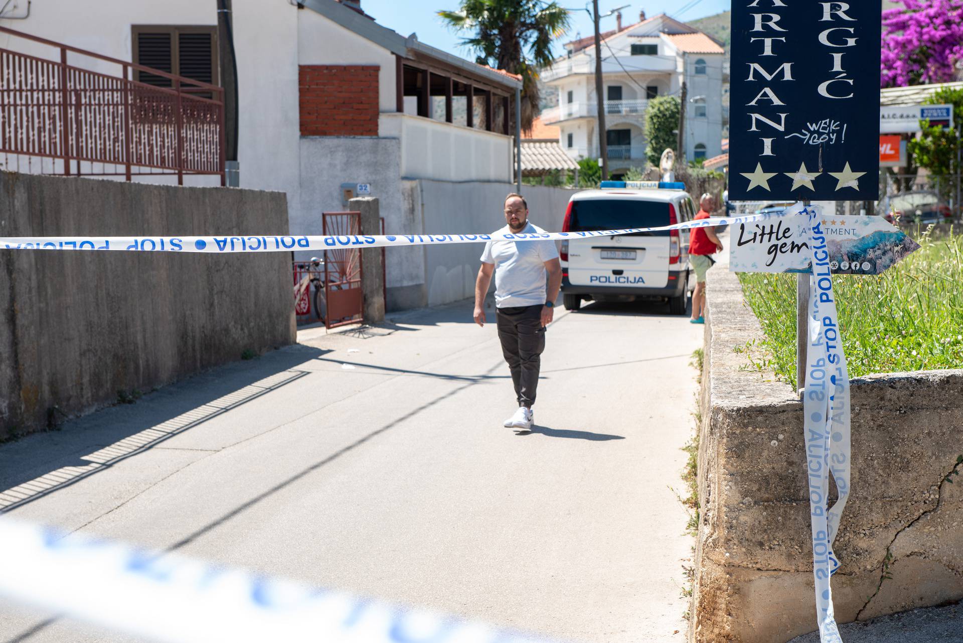 Trogir: Ulica u kojoj je napadač upucao muškarca u glavu i pobjegao