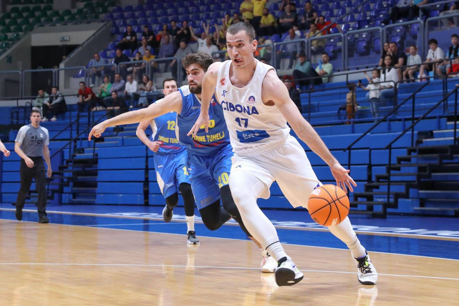 Zagreb: Prva utakmica 1/4 finala FavBet Premijer lige KK Cibona - KK Zabok