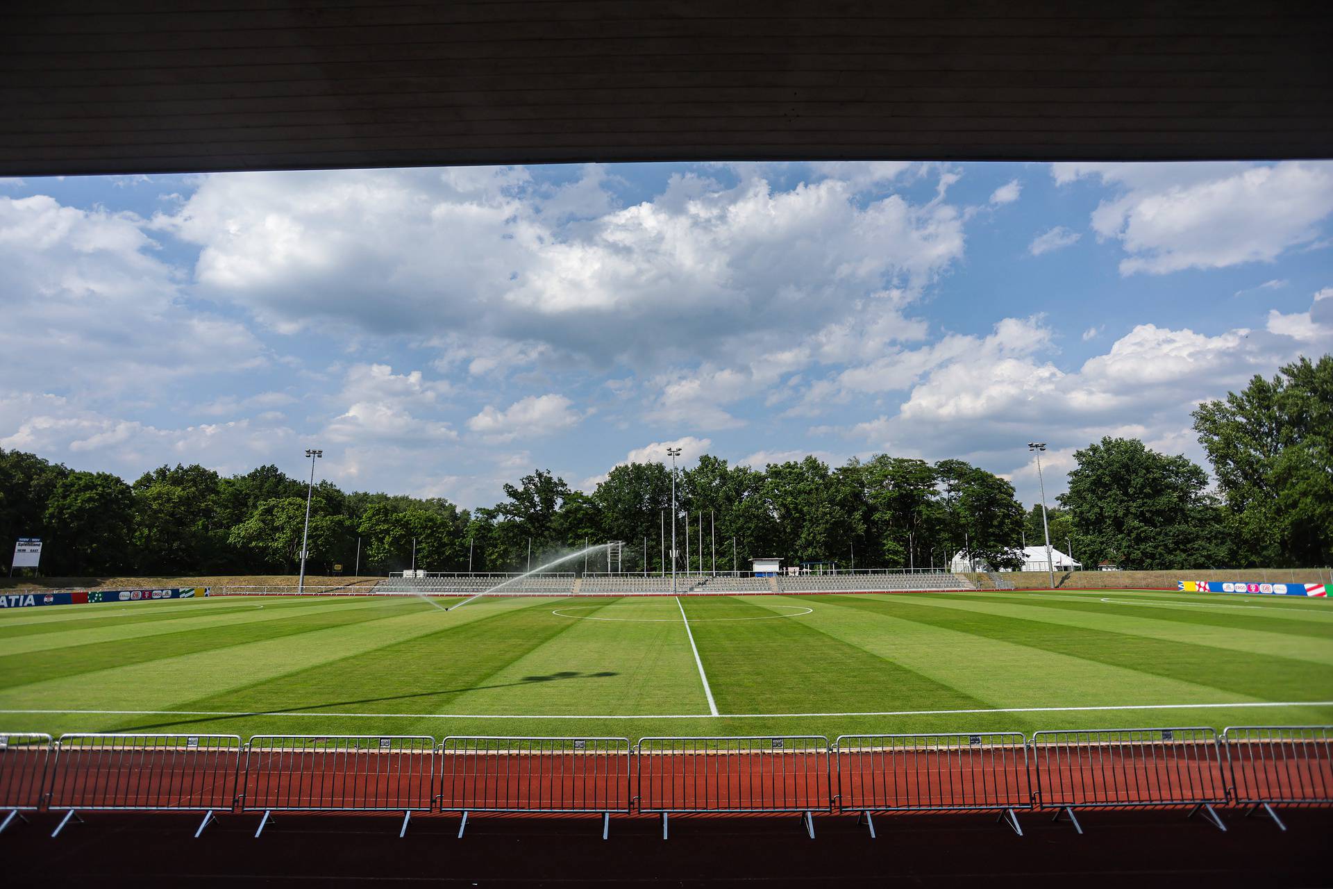 Stadion Volksparkstadion u Neruppinu gdje će se pripremati Hrvatska nogometna reprezentacija