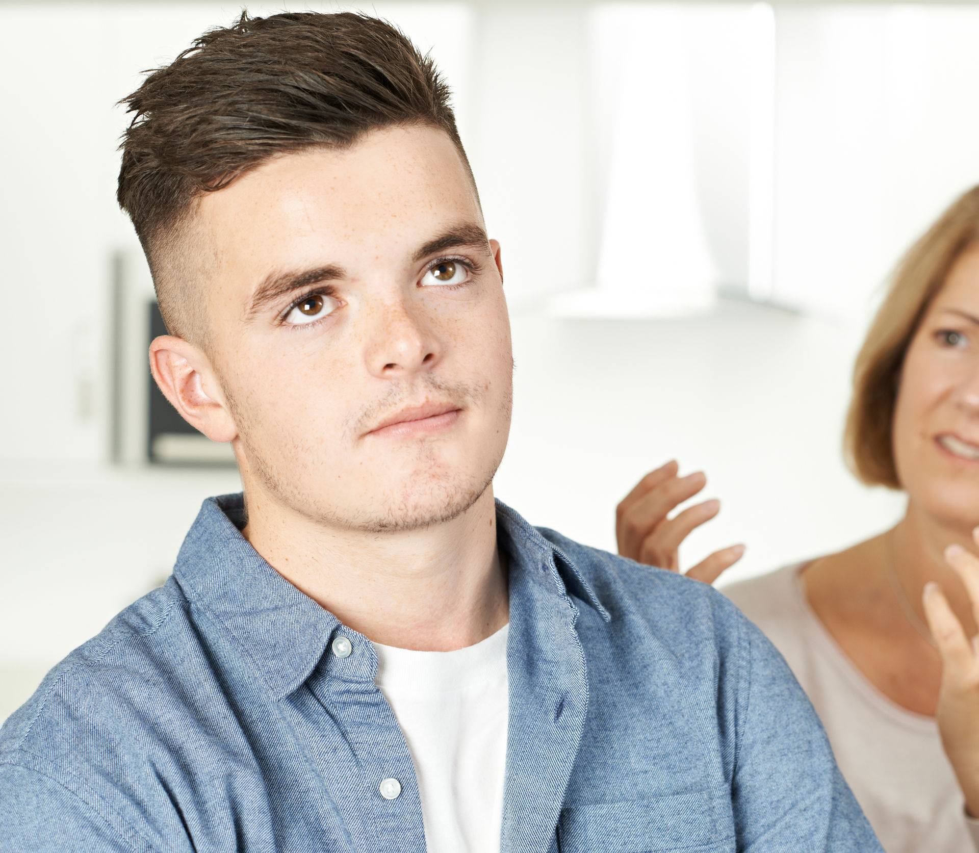 Mother Arguing With Teenage Son