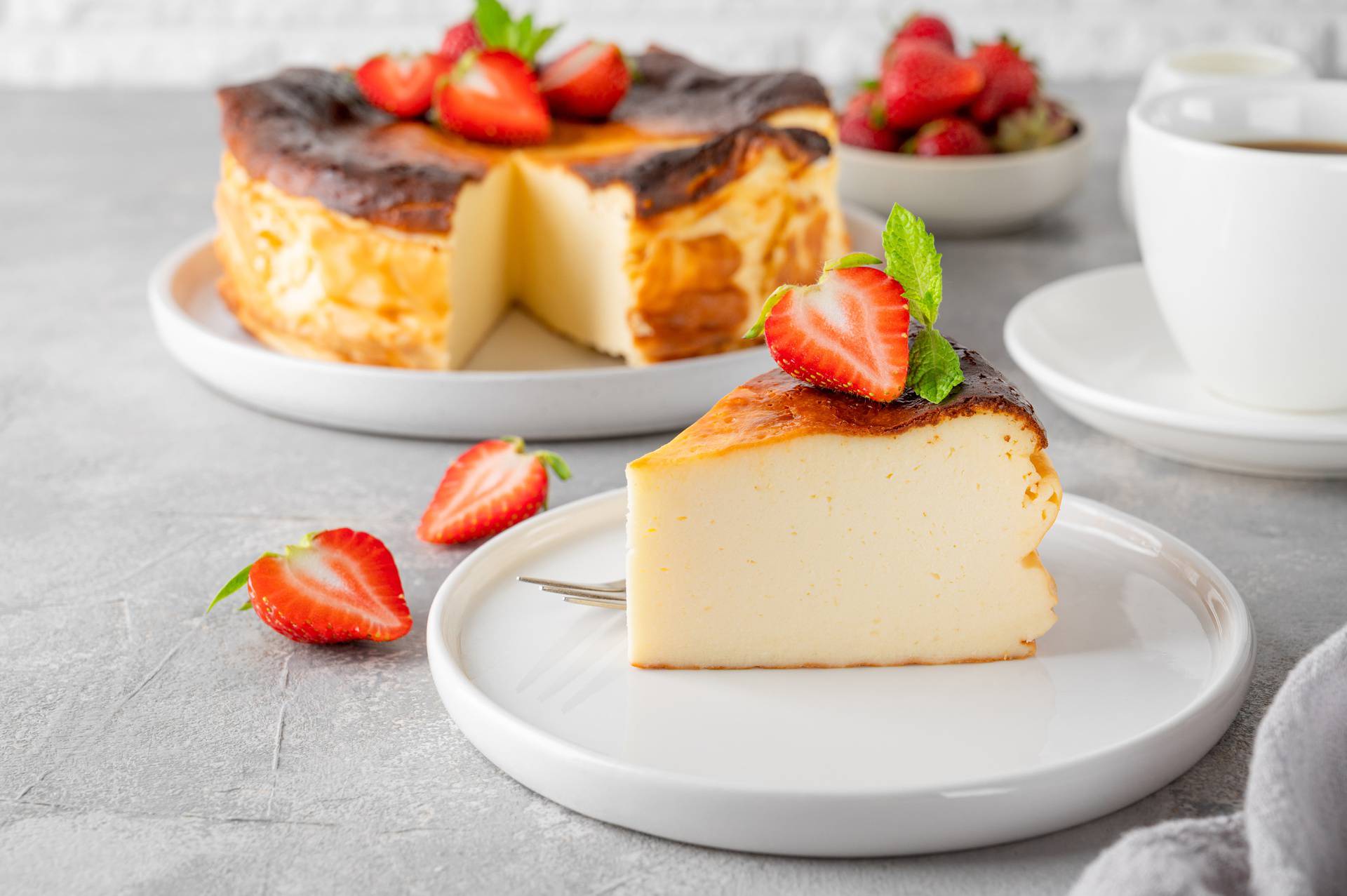 Ukusni Baskijski cheesecake