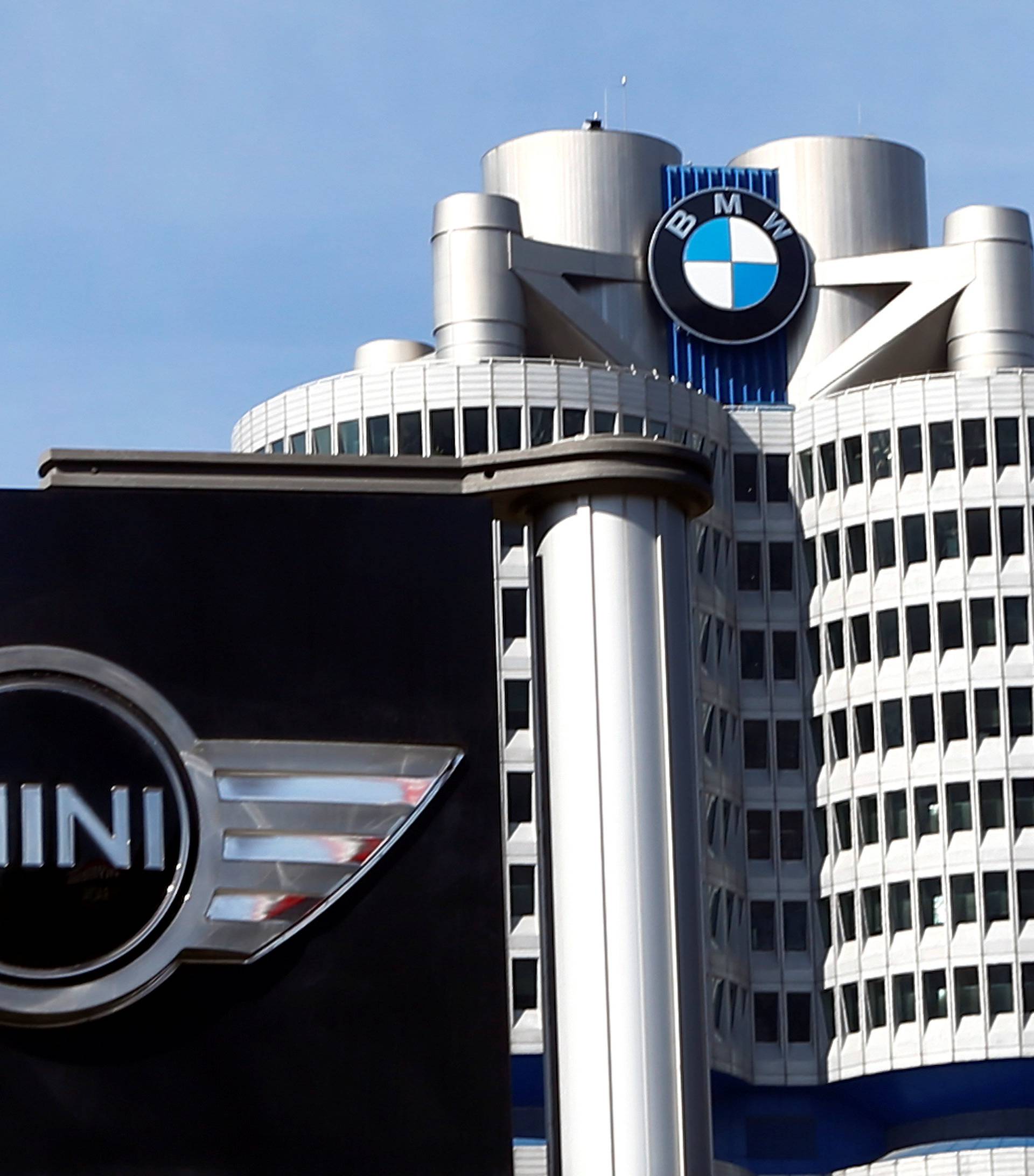 FILE PHOTO: The logo of German luxury car maker BMW-Mini is pictured in Munich
