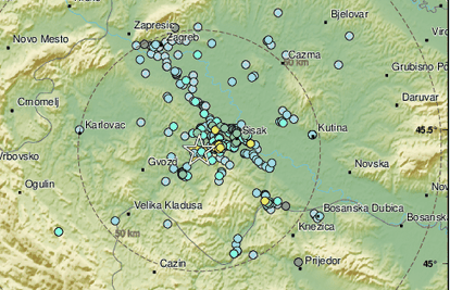 Potres od 3,3 Richtera pogodio Petrinju: 'Strašan zvuk i jak udar, ali kratko je trajalo...'