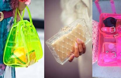 Prozirne ženske torbice od plastike u boji i eteričnog  pleksiglasa - da, i to postoji
