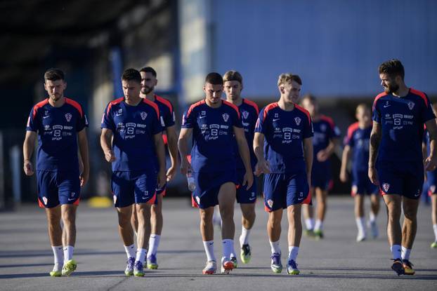 Zagreb: Trening hrvatske nogometne reprezentacije