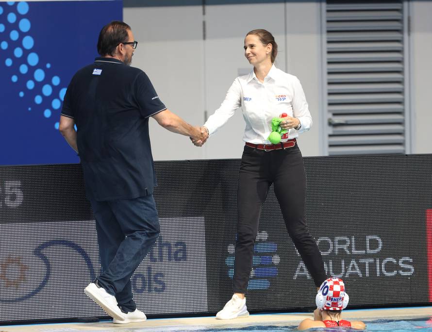 Svjetsko prvenstvo u vodenim sportovima - Singapur 2025. Vaterpolo,, žene, Hrvatska - Grčka