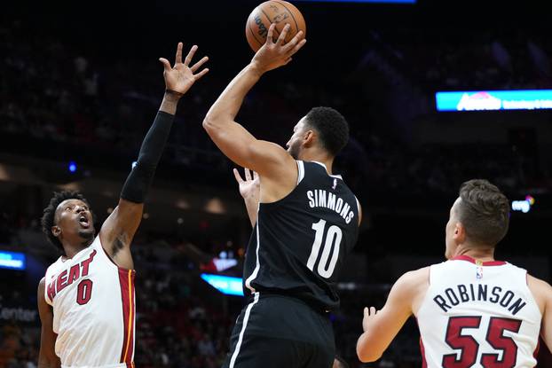 NBA: Preseason-Brooklyn Nets at Miami Heat
