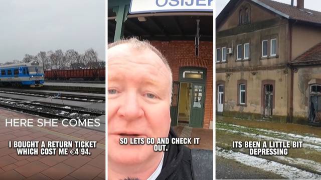 Poznati britanski bloger vozio se vlakom od Osijeka do Erduta: 'Ovo je najsporija ruta u EU'