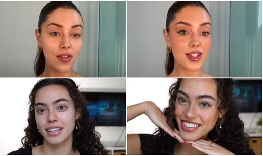 Pogledajte razliku između lica bez šminke i 'no make-up looka'