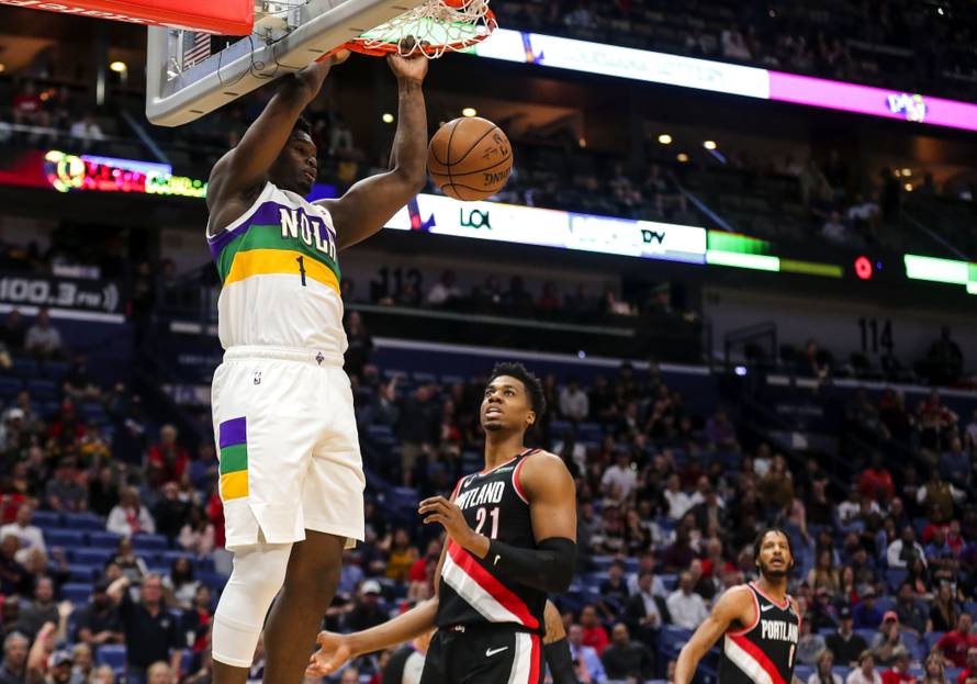 NBA: Portland Trail Blazers at New Orleans Pelicans
