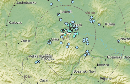 Potres jačine 3 po Richteru kod Petrinje: 'Prozori su zaškripali, zgrada se tresla. Nelagodno...'