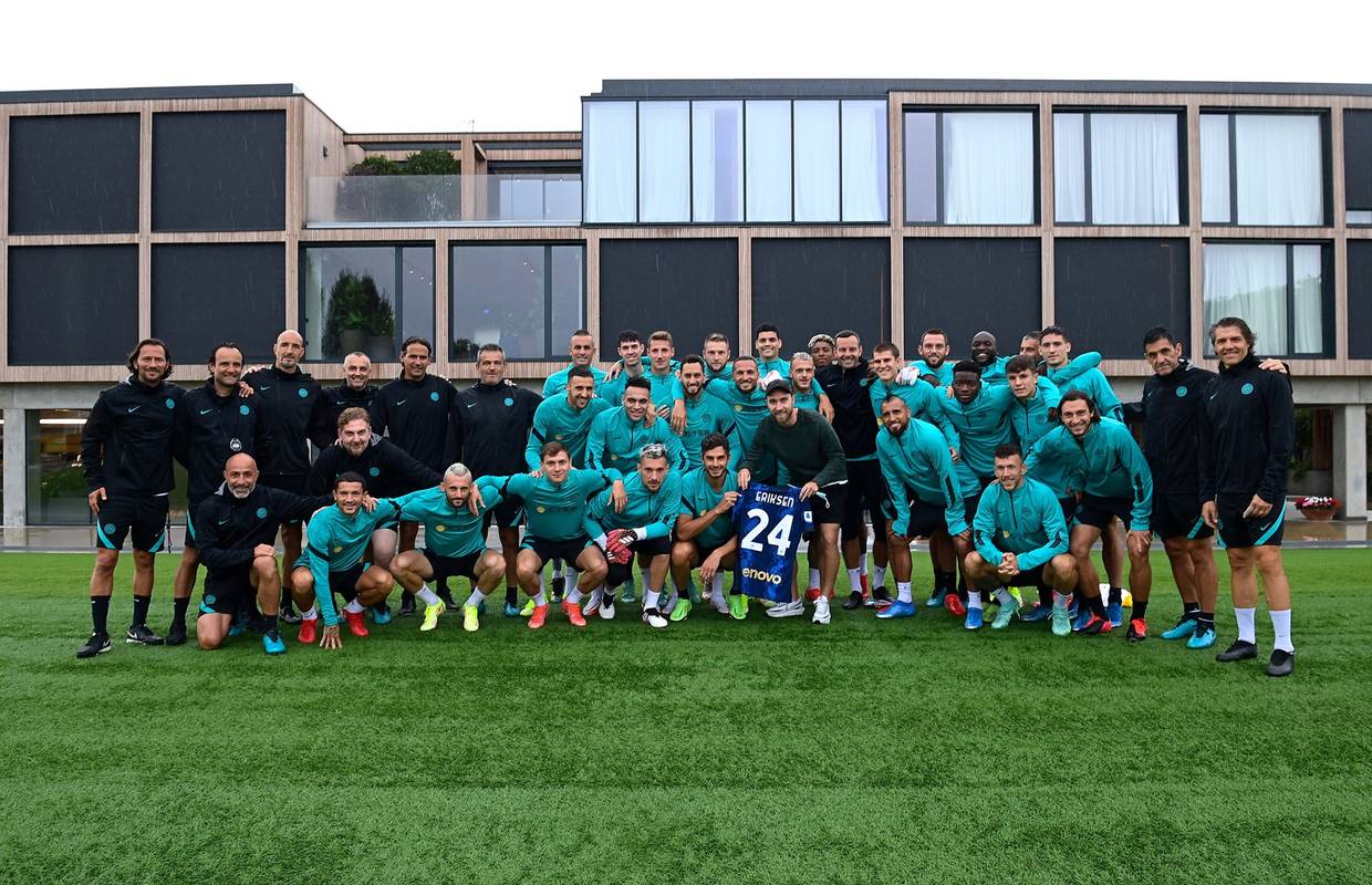 Eriksen posjetio kolege u Interu