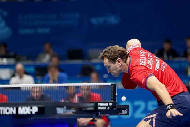 Zadar: Europsko ekipno prvenstvo u stolnom tenisu, Hrvatska - Njemačka