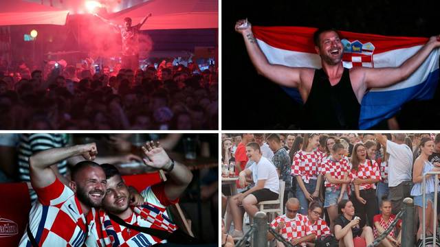 Ludilo među navijačima: U Zagrebu bakljada, puna fan zona na splitskom Zvončacu