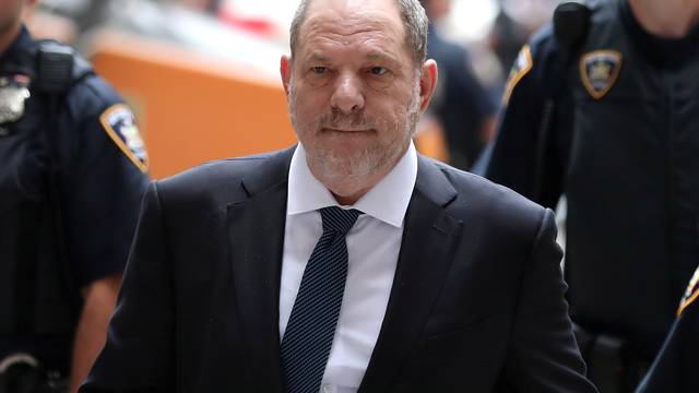 FILE PHOTO: Film producer Harvey Weinstein arrives at New York Supreme Court in Manhattan in New York City