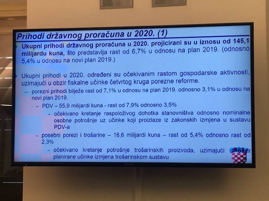 Minimalac raste za 250 kuna, opća stopa PDV-a ostaje 25%