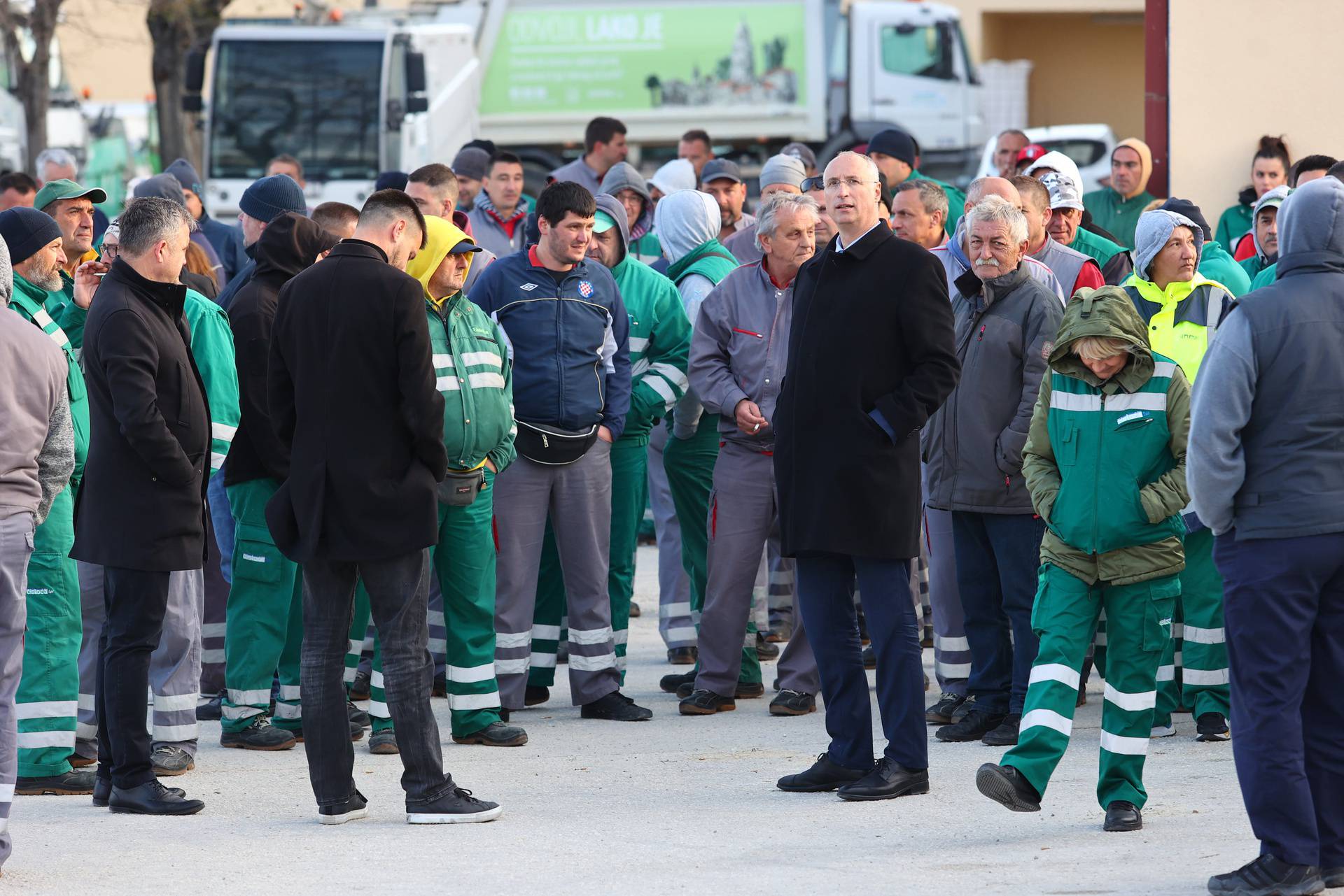 Split: Puljak i Ivošević stigli u Čistoću na pregovore s direktorom tvrtke