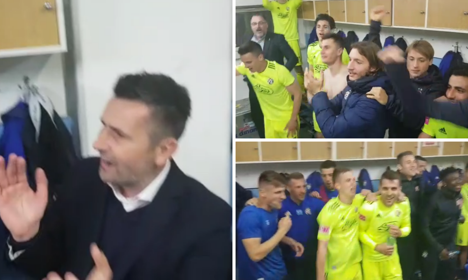Dinamovci slave titulu prvaka: 'Naprijed plavi, pjesma se ori!'