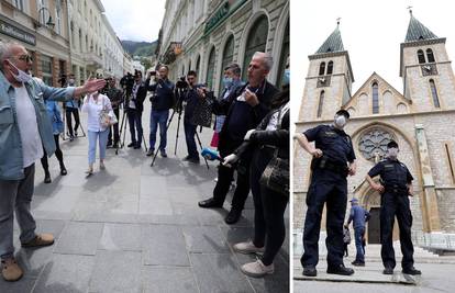 Prosvjed zbog mise za Bleiburg koja bi trebala biti u Sarajevu