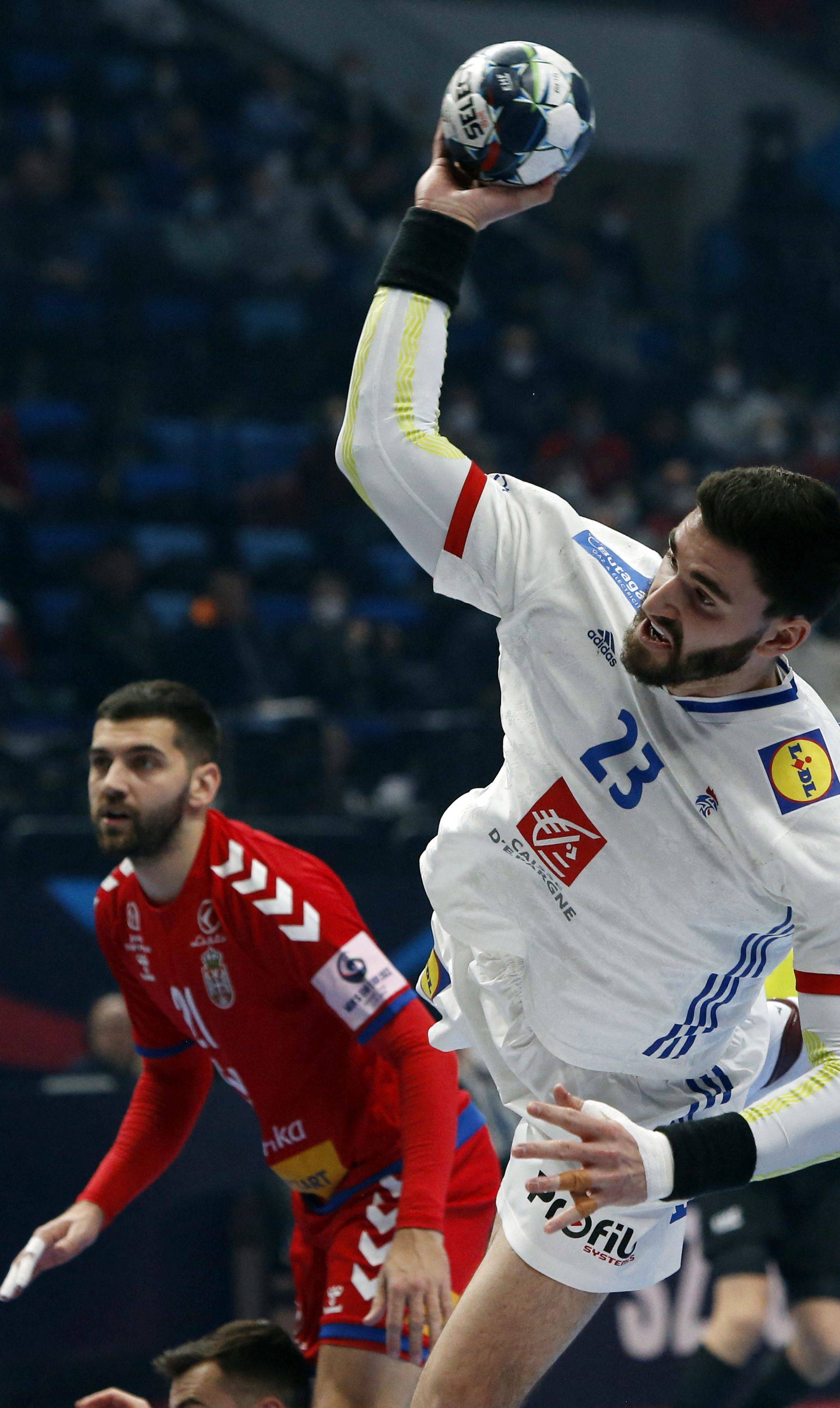 EHF 2022 Men's European Handball Championship - Group C - France v Serbia