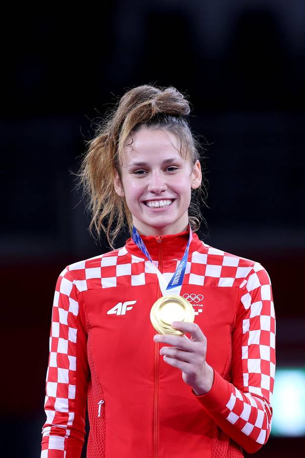 Dodjele medalja u taekwondou u kategoriji do 67 kilograma, Matea Jelić osvojila zlato