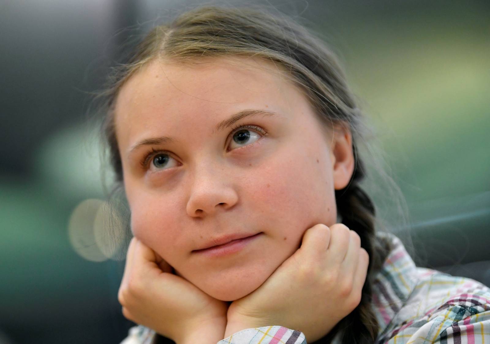 Teenage climate change activist Greta Thunberg gives speech at the House of Commons