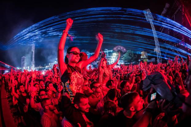 Split - Druga večer Ultra Europe Festivala, DJ Calvin Harris.
