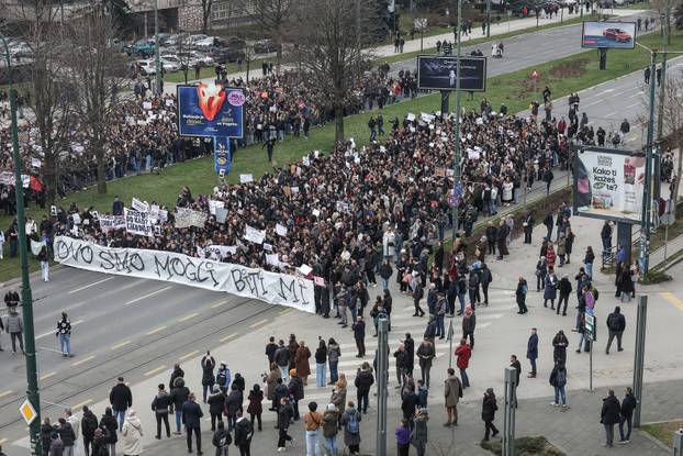 Novi prosvjed na ulicama Sarajeva nakon teške tramvajske nesreće