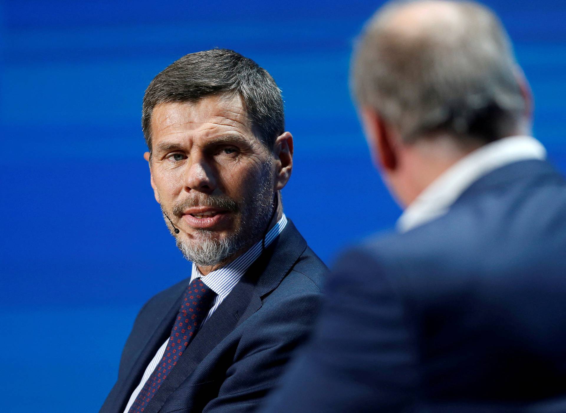 FILE PHOTO: Zvonimir Boban, Fifa Deputy Secretary General, gestures during the Dubai International Sports Conference in Dubai