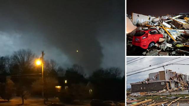 Snimili razorni tornado na jugu SAD-a: Rušio sve pred sobom, najmanje šest ljudi je poginulo