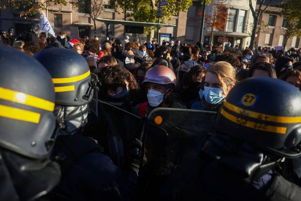 Nationwide day of student protests in France