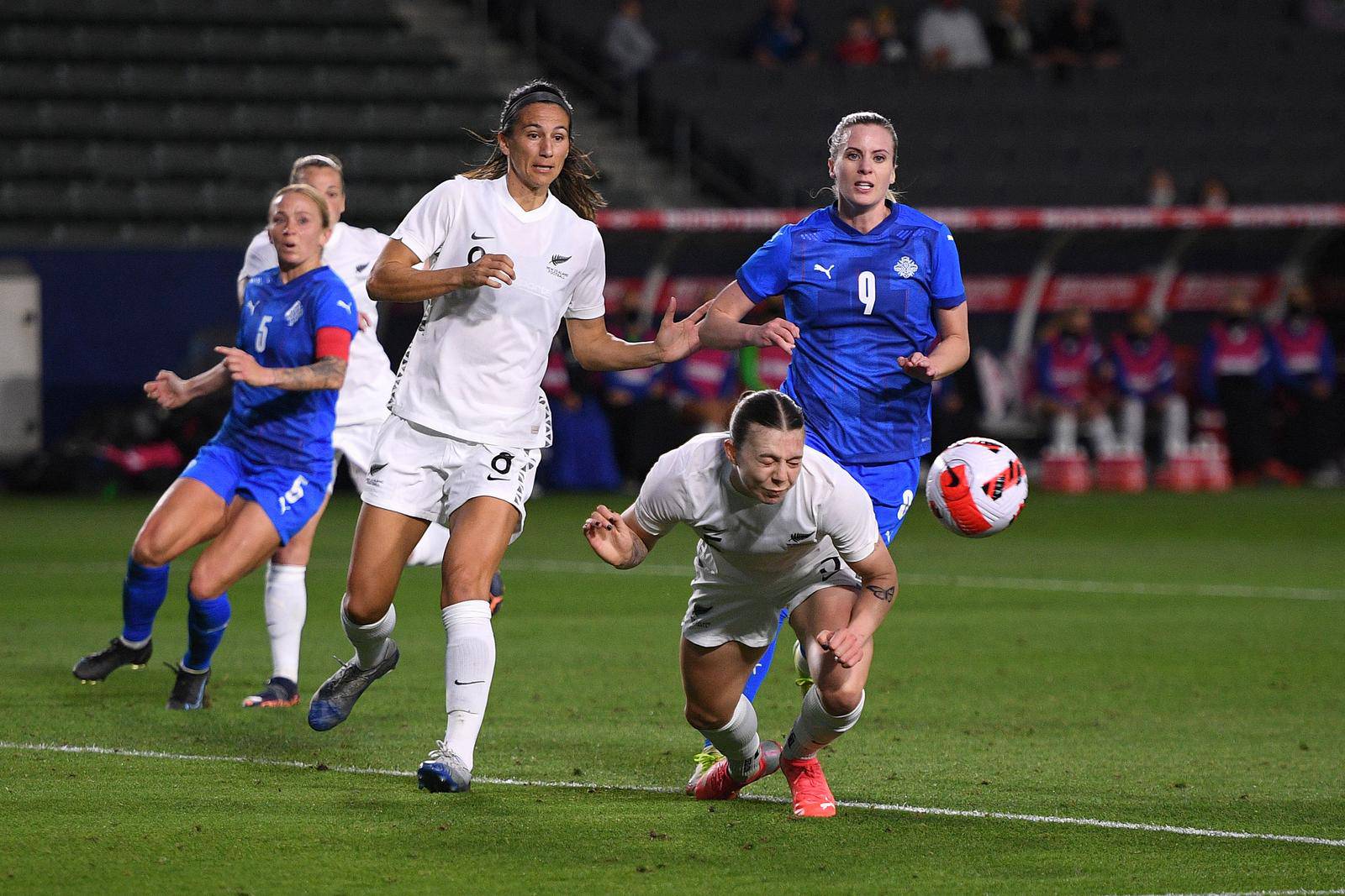 Soccer: 2022 SheBelieves Cup-New Zealand at Iceland