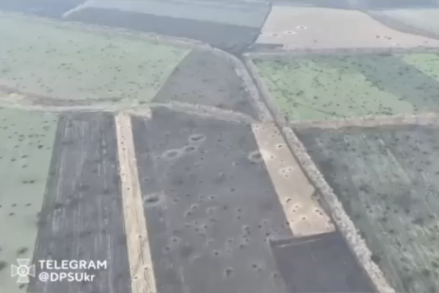 Snimke iz zraka ruskih uništavanja kod Harkiva