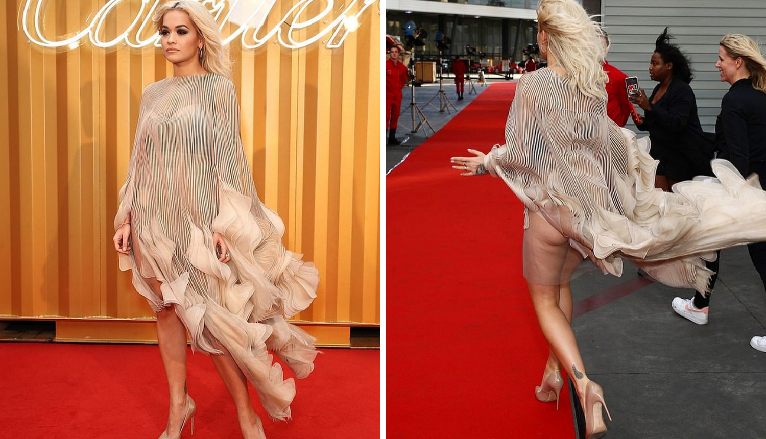 Modni gaf: Rita Ora pokazala stražnjicu na crvenom tepihu