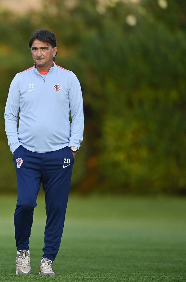 Zagreb: Trening nogometaša hrvatske nogometne reprezetacije