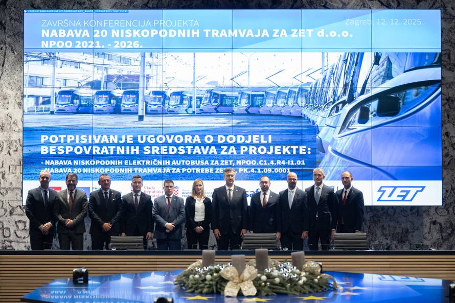 Potpisani ugovori o dodjeli bespovratnih sredstava za projekte modernizacije voznog parka ZET-a