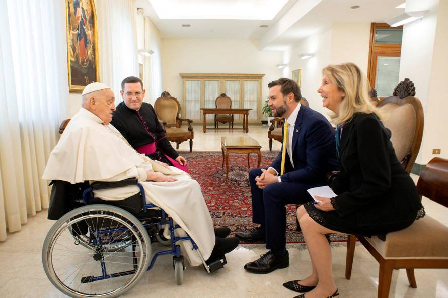 Pope Francis meets with U.S. Vice President JD Vance at the Vatican