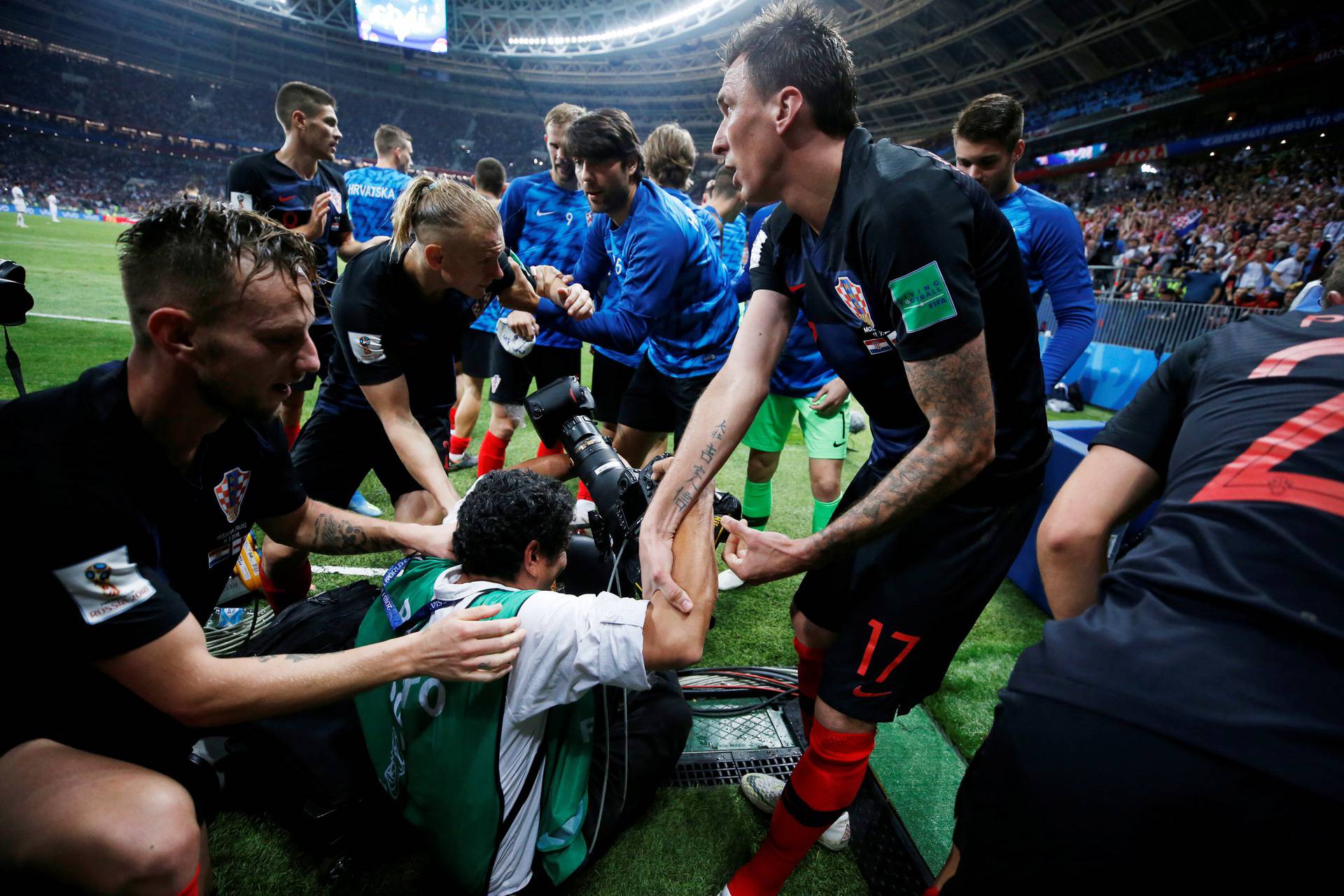 World Cup - Semi Final -  Croatia v England