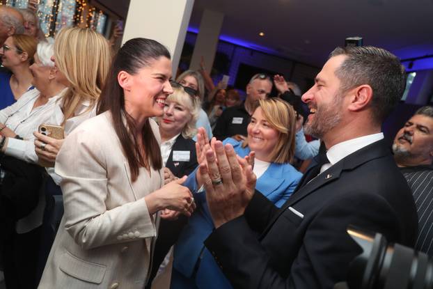 Split: Slavlje u izbornom stožeru HDZ-a