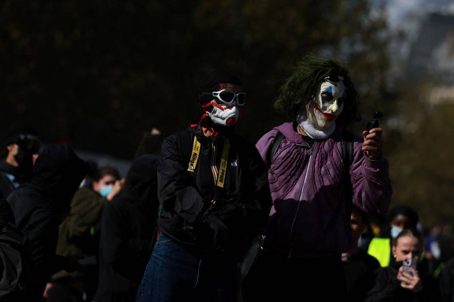 Nationwide protests in France against the cost of living