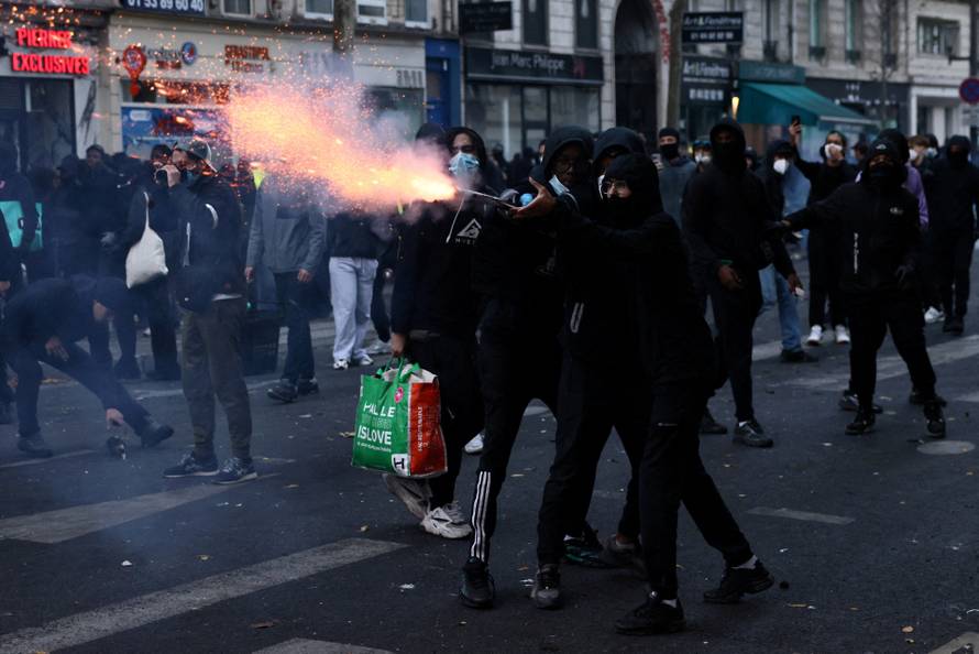 Nationwide protests in France against the cost of living