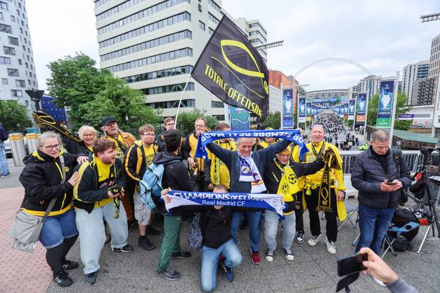 Atmosfera u Londonu uoči finala UEFA Lige prvaka između Real Madrida i Borussie Dortmund