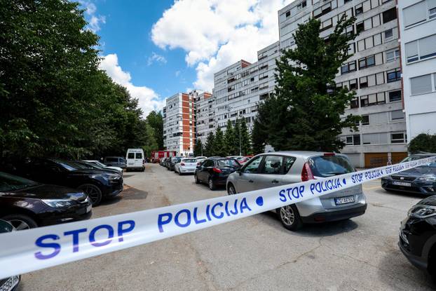 Zagreb: Policijski očevid u Odakovoj ulici