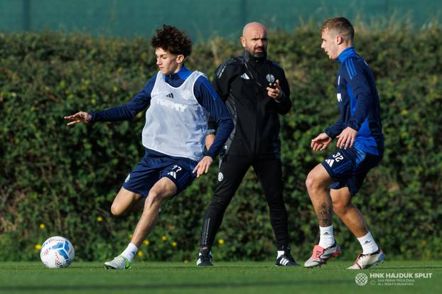 FOTO Hajdukovce u Španjolskoj dočekali idealni uvjeti. Gattuso s kapom 'dirigirao' igračima