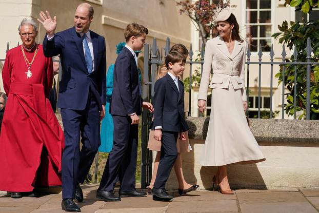 Easter Matins service at St. George's Chapel in Windsor