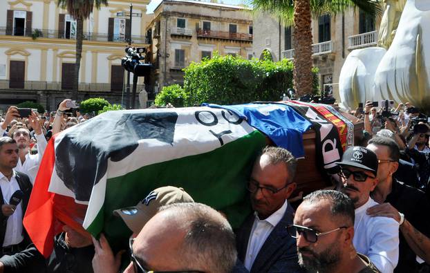 Funeral in the Cathedral of Toto' Schillaci.