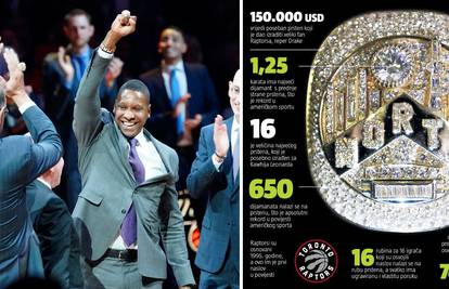 Prstenje za povijest: Raptorsi uz najveće dijamante u SAD-u